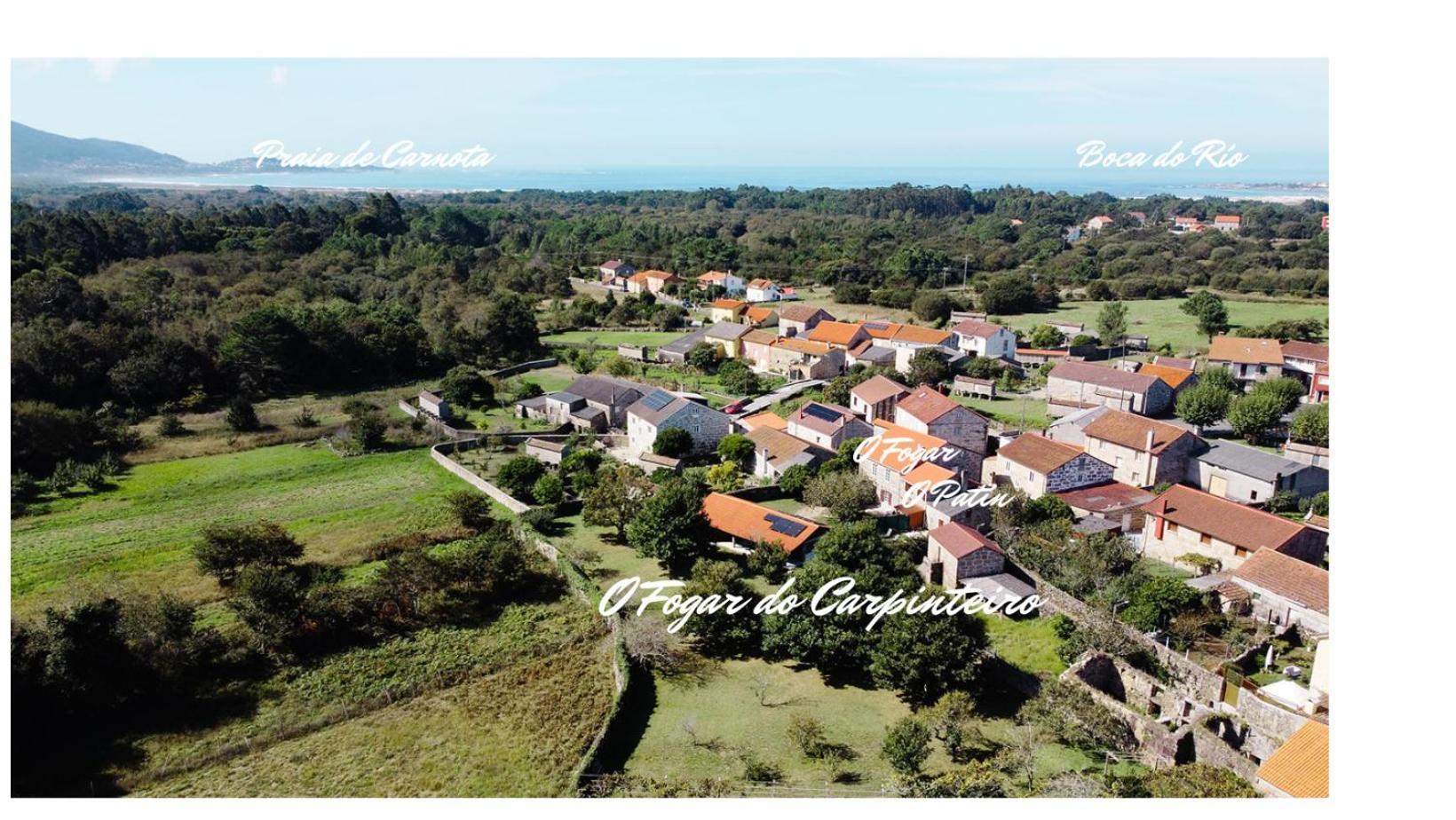 O Fogar Do Carpinteiro Villa Carnota Ngoại thất bức ảnh